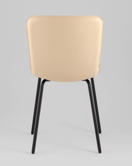 Стул обеденный Pluto бежевая экокожа