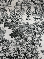 Гобеленовая ткань Туаль Версаль Зелень ширина 280 см