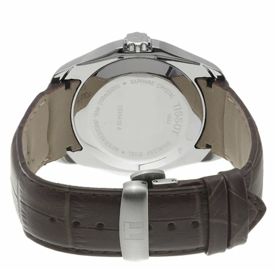 Мужские швейцарские часы Tissot Couturier T035.410.16.031.00 сзади