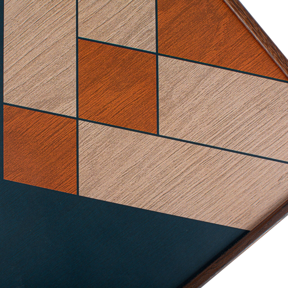 Нарды 48x26см Manopoulos Backgammon дерево печатный рисунок Бохо шик ручная работа