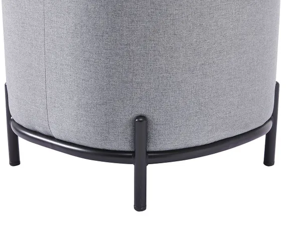 Пуф Midnight 40 см светло-серый | Купить в Hallberg.ru