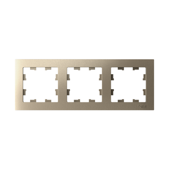 Рамка 3-м AtlasDesign универс. шампань SE ATN000503