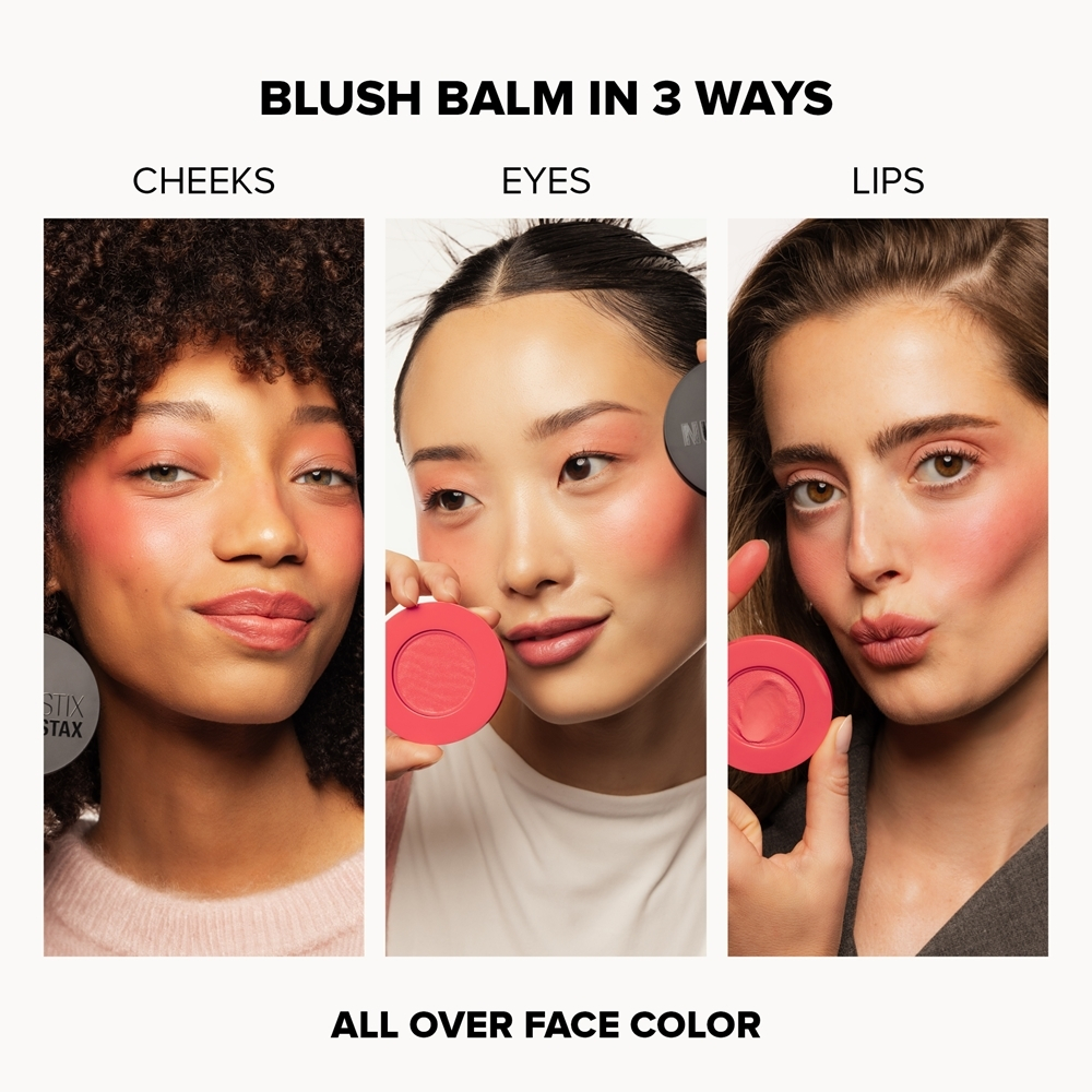 Nudestix Stax All Over Color Blush Balm - Многофункциональный макияж для глаз, губ и лица, 2,5 g