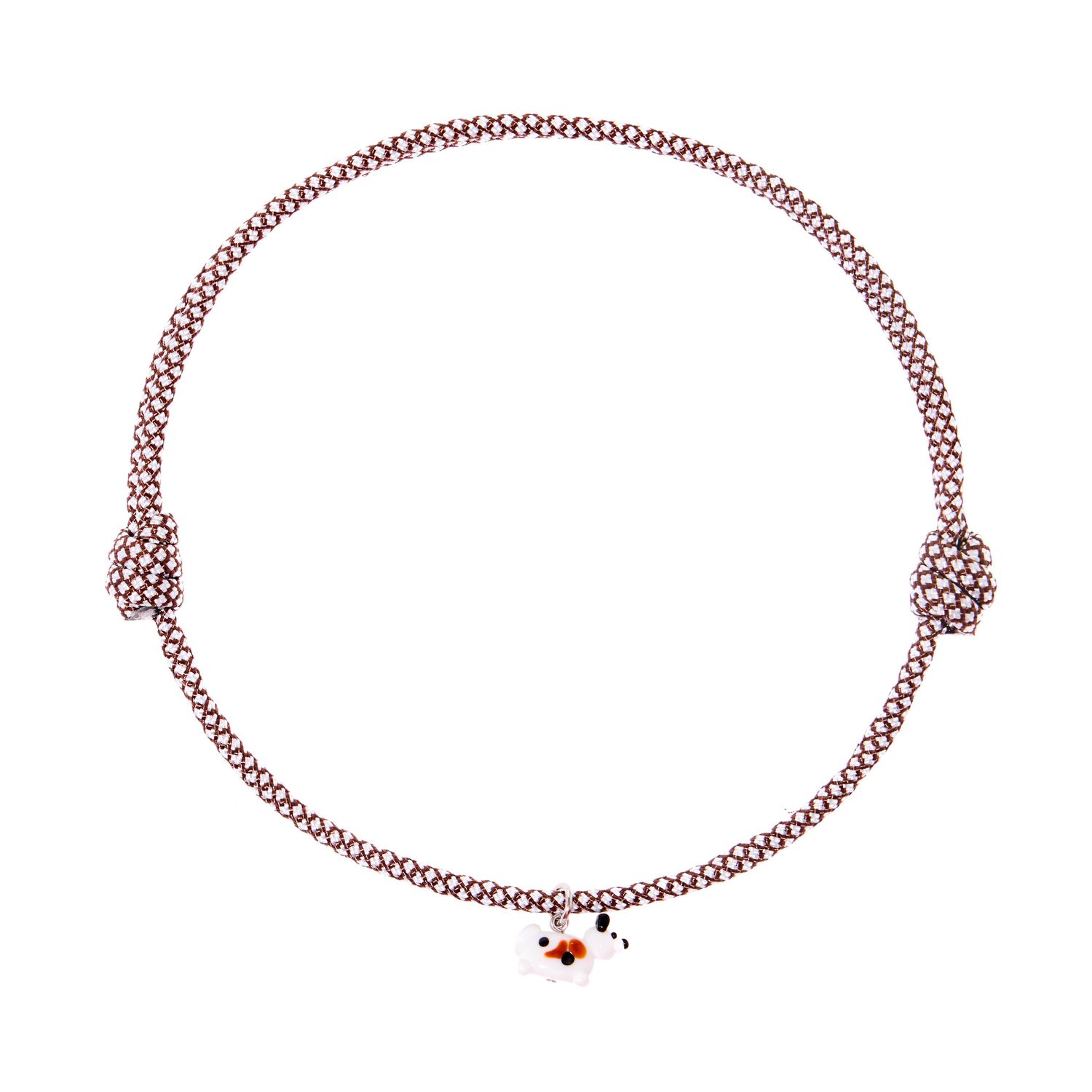 Колье Knitted Kitten Necklace - Harlequin Cat