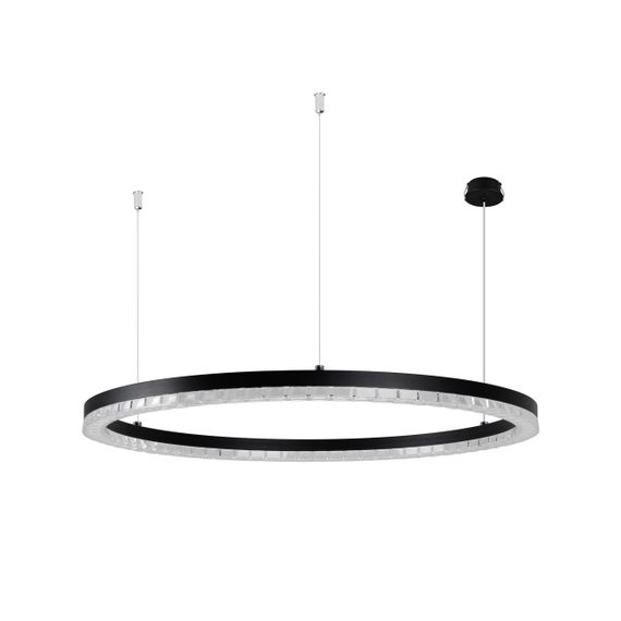 Подвесная светодиодная люстра Arlight SP-DIAMOND-R650-36W Warm3000 (BK, 45 deg, 230V, TRIAC) 054473
