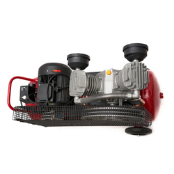 Компрессор ROSSVIK СБ4/С-100.LB50, 690 л/мин, 10 бар, ресивер 100 л, 380 В/4 кВт, красный