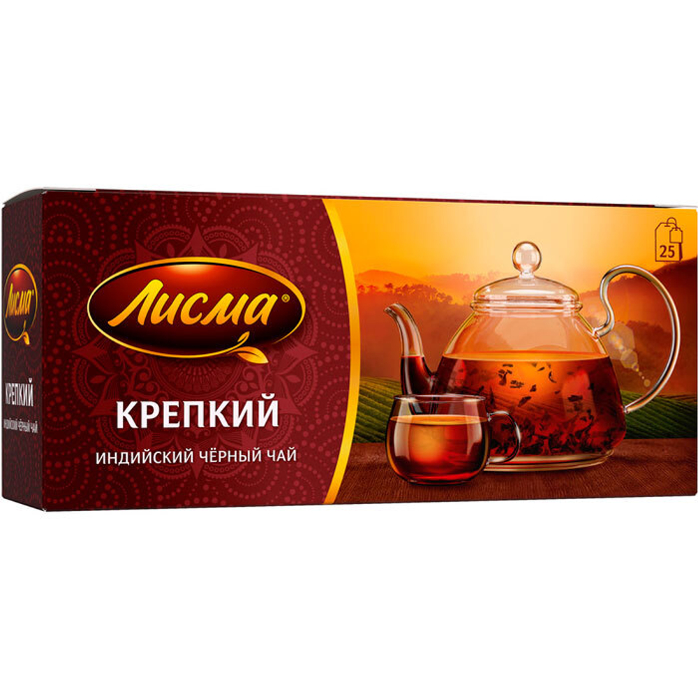 Крепкий Лисма чай 25 пак. (И)