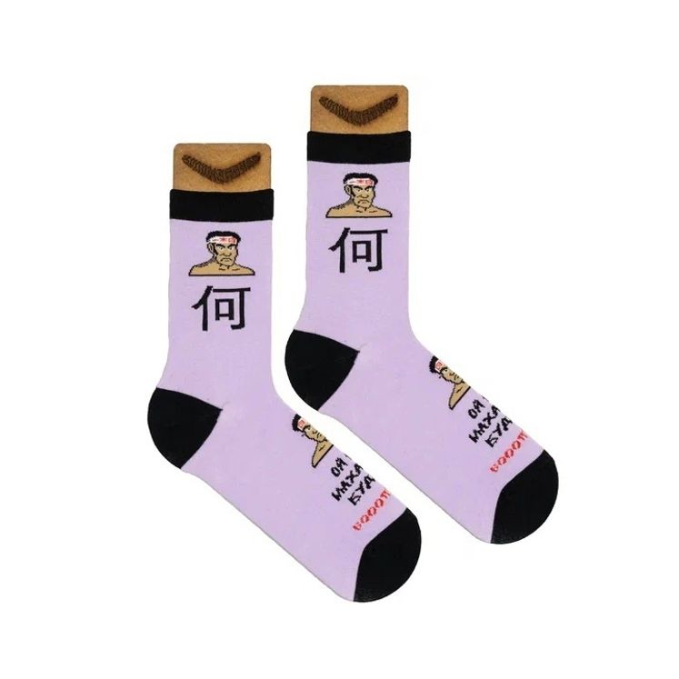 Носки BOOMERANGS ОйБой, сиреневый