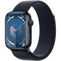 Apple Watch Series 9 GPS 45mm Midnight Aluminum Case with Sport Loop Band Midnight (Спортивный ремешок цвета Темная ночь) MR9C3