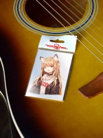 Стикер - Аниме девушка кошка лиса