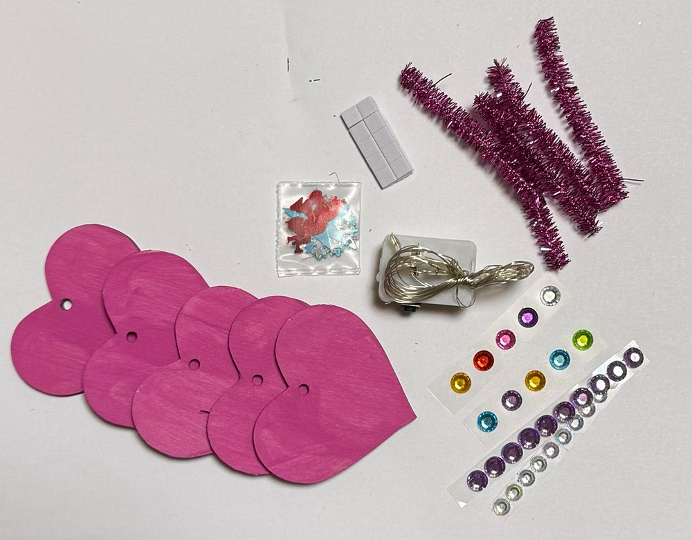 Новогодняя гирлянда своими руками "Новогодний венок"