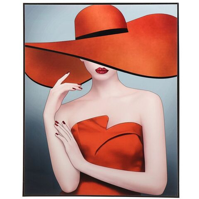 Картина 40х50 см, Леди в шляпе, Y4-5108