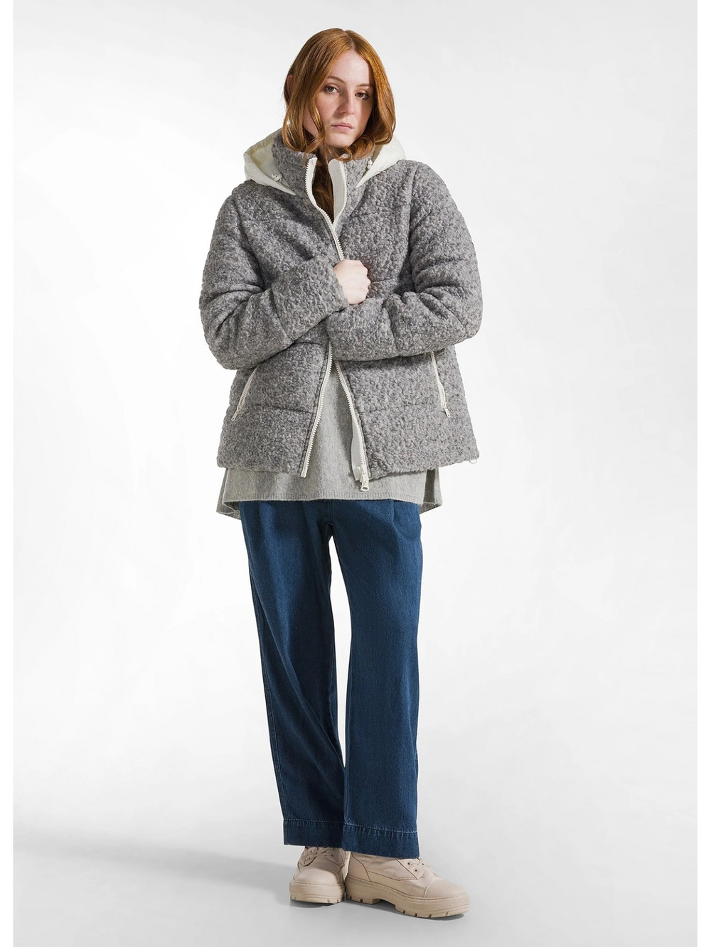 Куртка женская шерстяная BOUCLE WOOLY DEHA