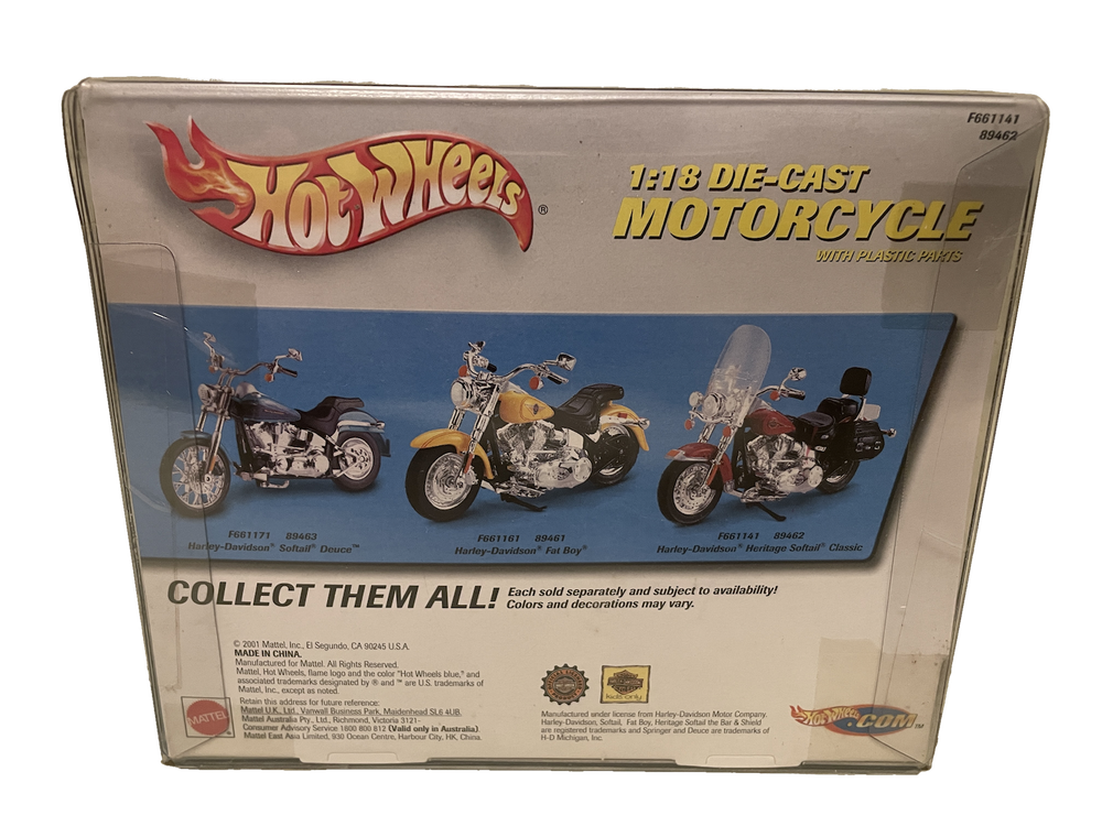 Hot Wheels Harley-Davidson Heritage Softail Classic (2001)