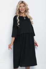 Платье бохо (черное) П11441 LT Collection