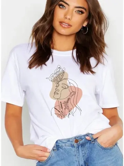 Футболка базовая абстракция