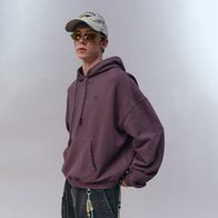 25NOWY0101786 Худи NOTHOMME Retro street MONTE, фиолетовый темный