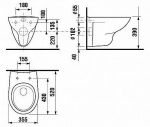 Унитаз подвесной Roca Mateo 893100010 с инсталляцией, с крышкой микролифт, белый/кнопка хром