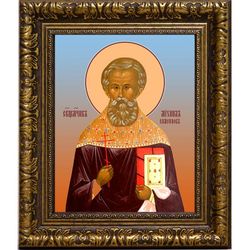 Михаил Самсонов, священномученик, пресвитер. Икона на холсте.