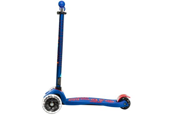 Самокат Maxi Micro Deluxe LED Blue