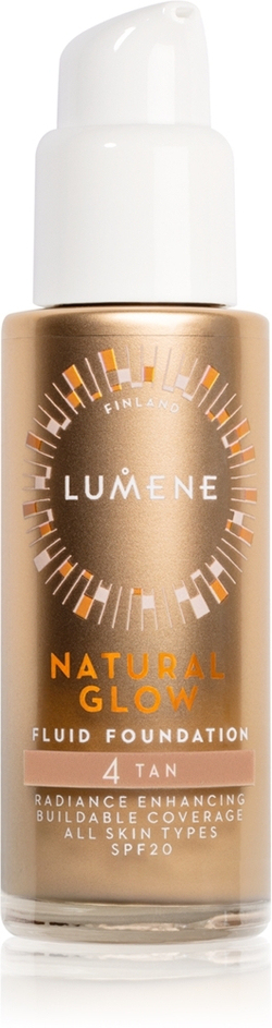 Lumene Natural Glow - Осветляющий тональный крем для естественного вида SPF 20, 30 ml