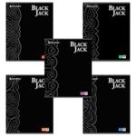 Тетрадь А5, 96 л., BRAUBERG, клетка, выборочный лак, БЛЭК ДЖЭК, 401848, 5шт