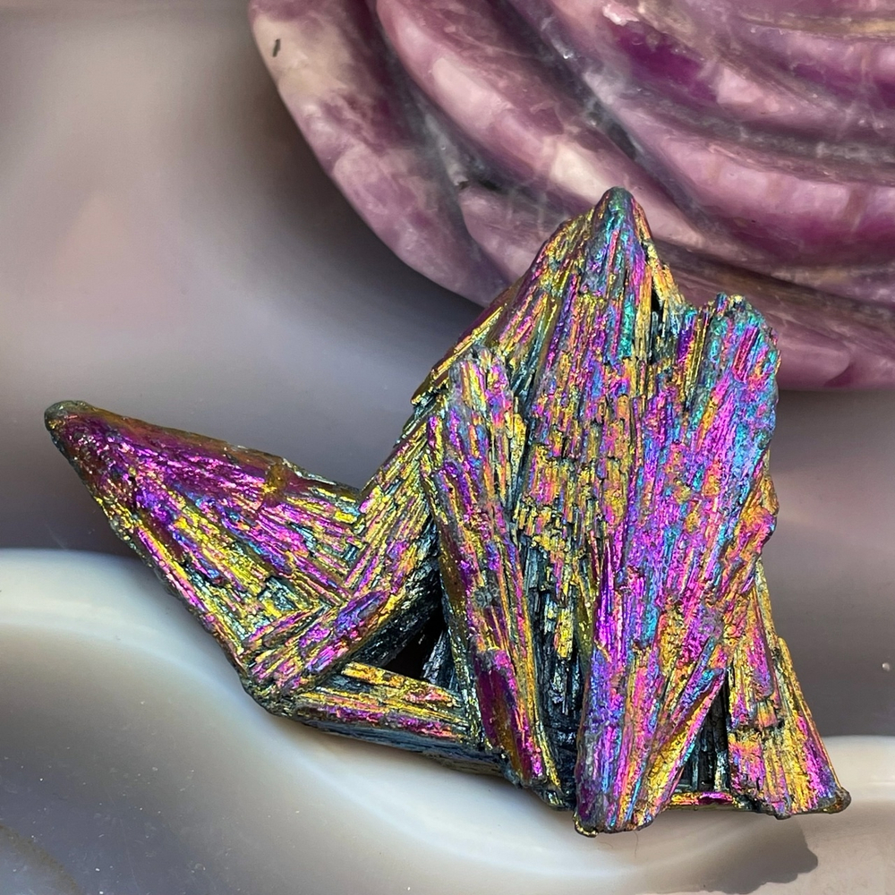 47666 Кианит черный с покрытием необработанный 76мм