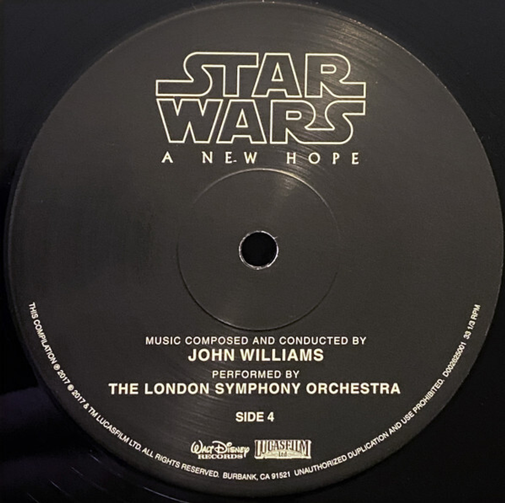 Soundtrack / John Williams, The London Symphony Orchestra: Star Wars Episode IV - A New Hope (40th Anniversary Edition)(3LP)