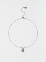 Колье "Simple words E" Silver