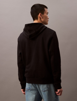 Худи Calvin Klein Jeans Embroidered Monogram Logo Fleece Classic Black Beauty
