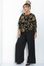 Блузон Ты вдохновение (черно-золотой) Б11879 LT Collection