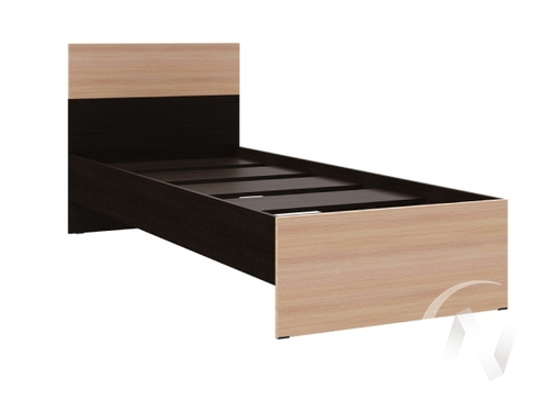 Кровать Юнона 0;8м (венге/дуб молочный)