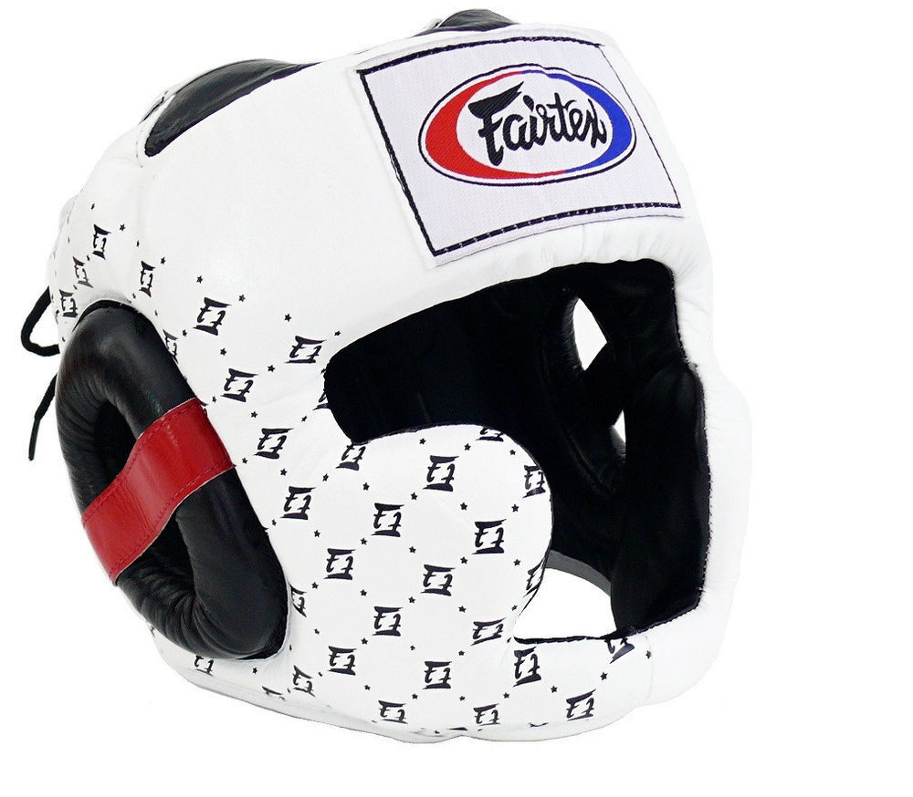 Шлем Fairtex Headguard Super Sparring HG10 White