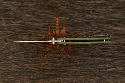 Нож складной CJRB Shale, клинок 80мм, сталь AR-RPM9, рукоять G10 оливковый