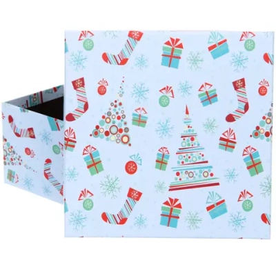 Коробка подарочная «Подарки» 19,5*19,5*9,5 см