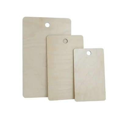 Набор досок фанерных 3шт. 6 мм, прямоуг, 22х13х0,5 см 27х15.5х0,5 см 33.5х20х0,5 см