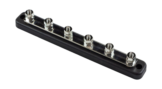 Колодка распределительная электромонтажная, 6 контактов