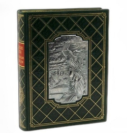 Книга подарочная в кожаном переплете "Библейские сюжеты в иллюстрациях Гюстава Доре"