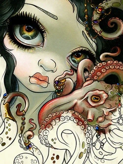 Jasmine Becket-Griffith Mermaids Coloring Book