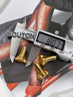 Пуговицы Скиап. в форме носа золотистые