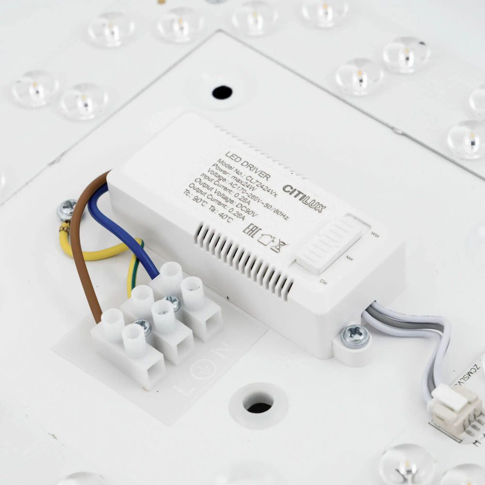 Citilux Купер CL724K24V1 LED Светильник потолочный Чёрный