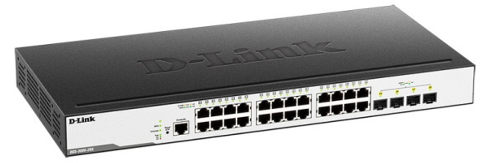 Коммутатор управляемый D-link DGS-3000-28X/B1A