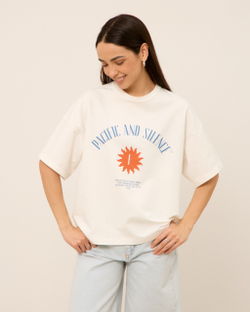 Футболка 03, F, сине-оранжевая