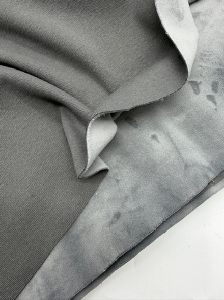 Футер на велюре Серый