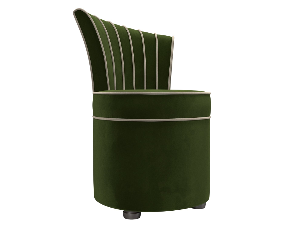 Пуф Ирис, Зеленый, Микровельвет, 29288