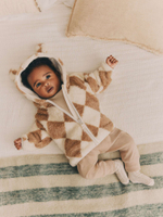 Куртка флисовая для малышей Next N22-229, Бежевый, Коричневый