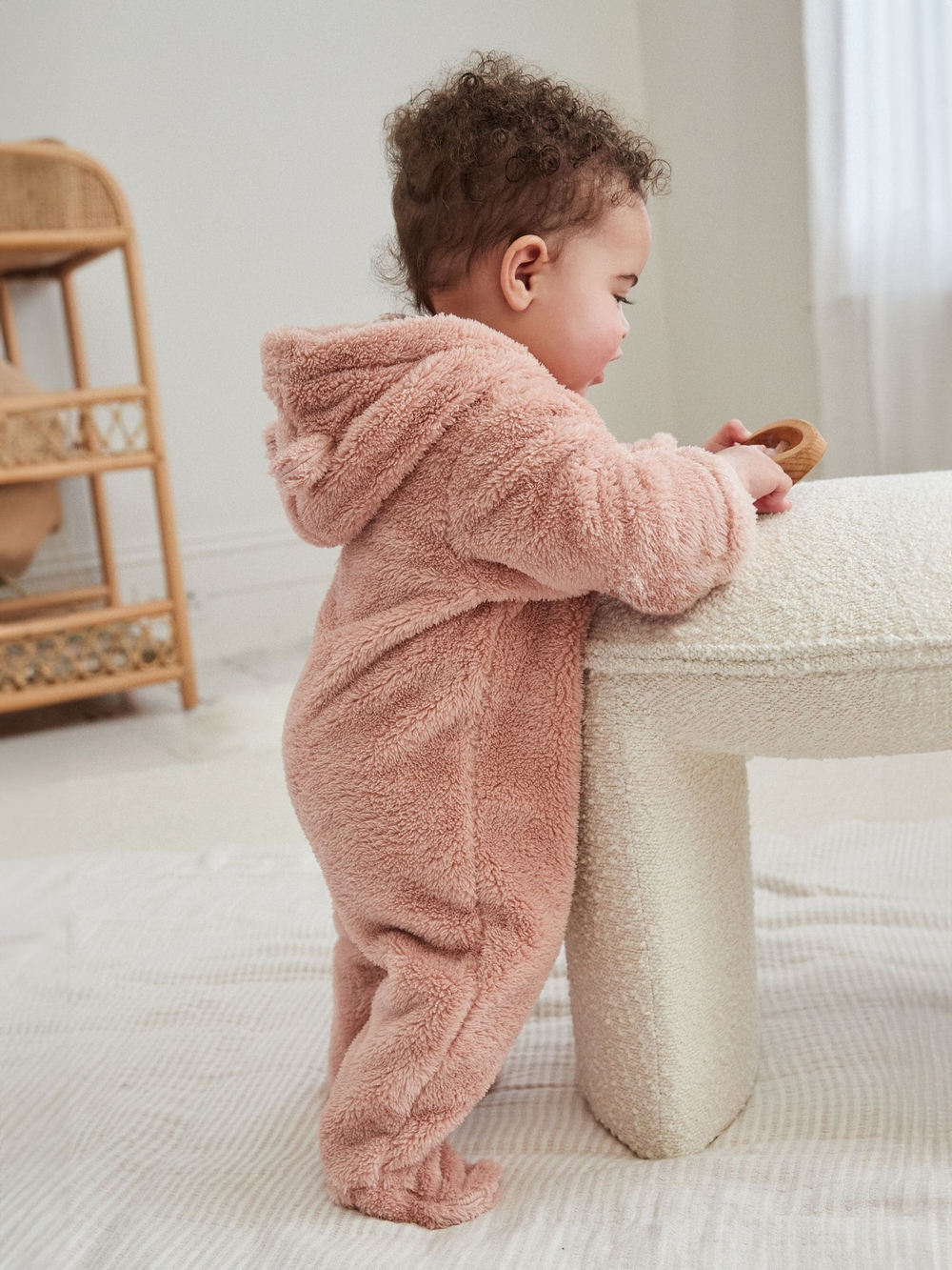 Комбинезон флисовый для малышей Next K91-428, Розовый