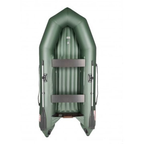 Лодка Тонар Капитан A330 (надувное дно) зеленый