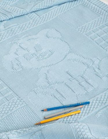 Плед детский 75х100 Luxberry Imperio 16 голубой