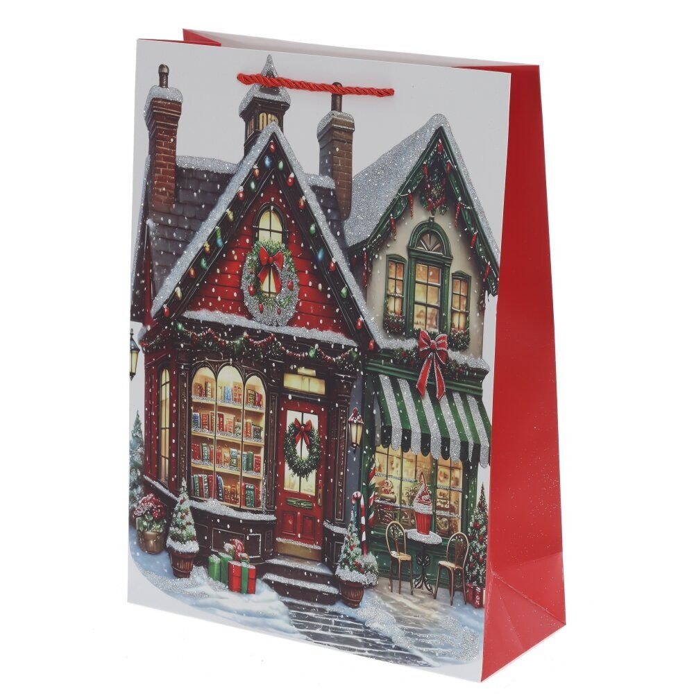 GAEM Пакет подарочный (бумага 210г/м2, блок 12шт), L18 W8,5 H23 см, 4в.